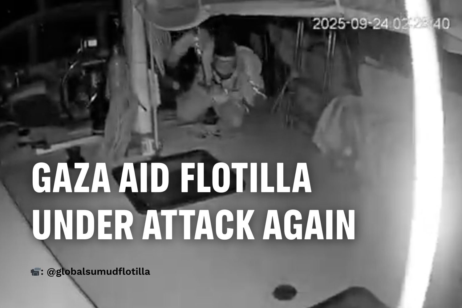 Greenpeace response to attack on the Global Sumud Flotilla