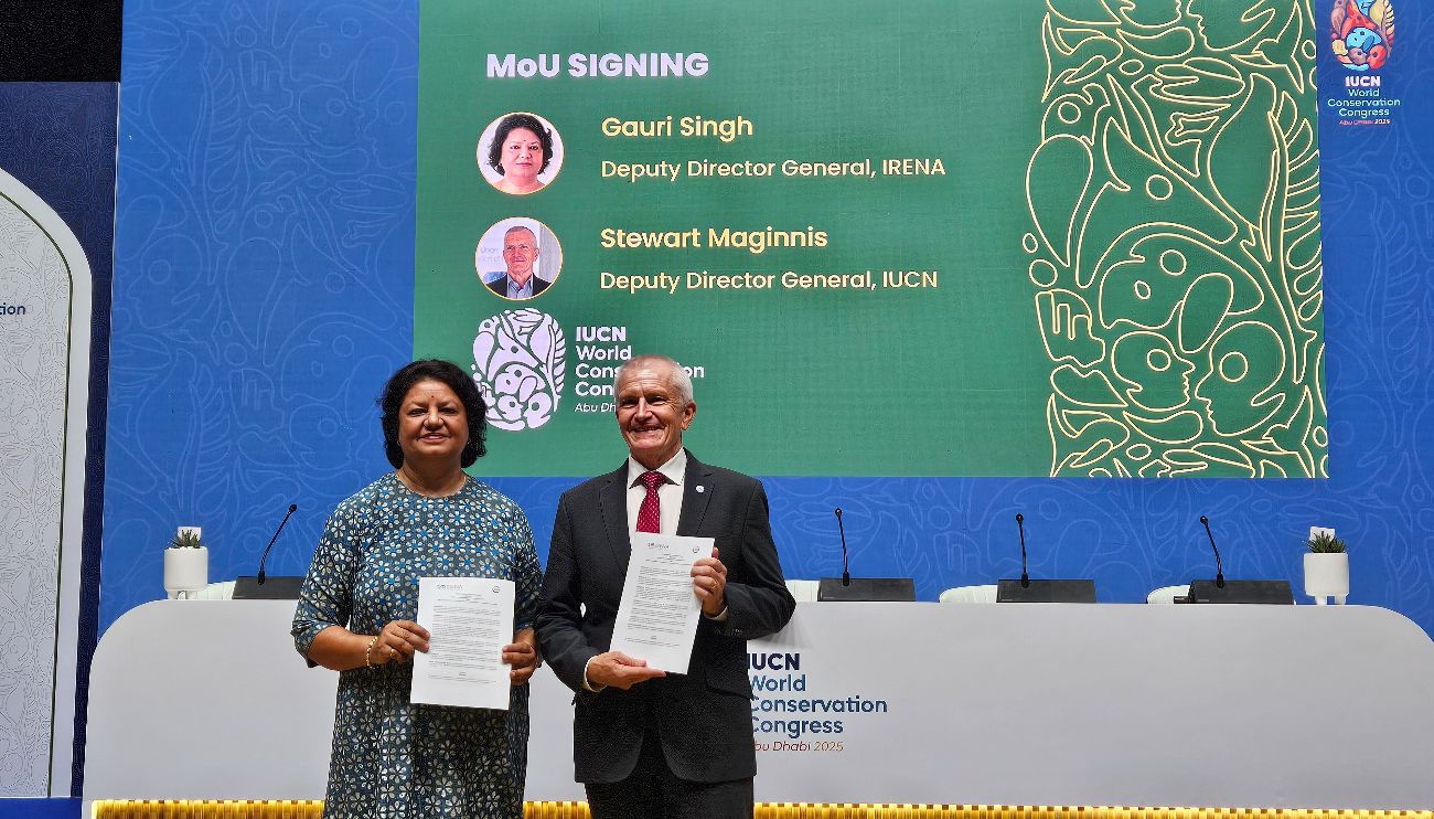 International Union for Conservation of Nature and IRENA Join Forces to Advance Renewable Solutions That Work for Nature and People